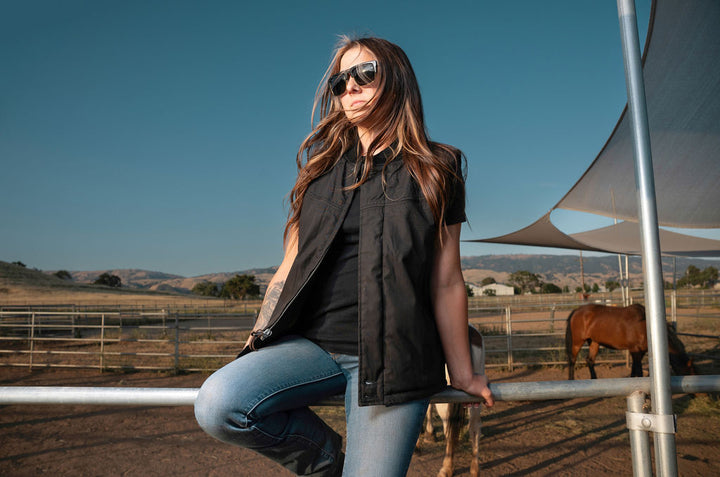 302 Black and Gold Vest