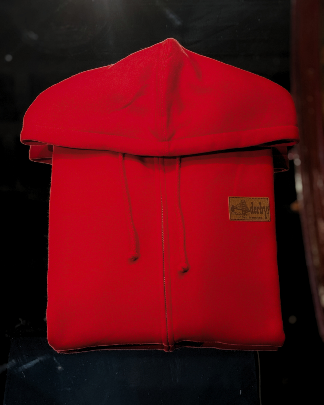 Zip-Up Red Hoodie