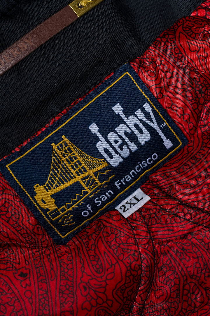 ③ M DERBY OF SAN FRANCISCO 302 VEST 300 302 Vest With Red Paisley – Derby Of San Francisco
