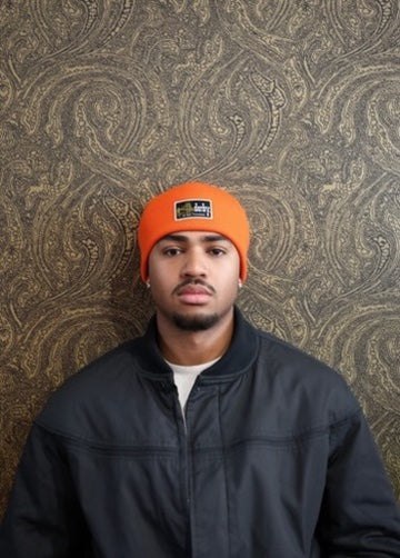beanie orange 