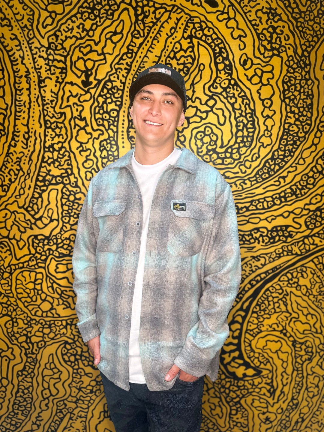 ダービーオブサンフランシスコ　フランネルシャツ　us M ミント　新品 415 ミントフランネル – Derby Of San Francisco