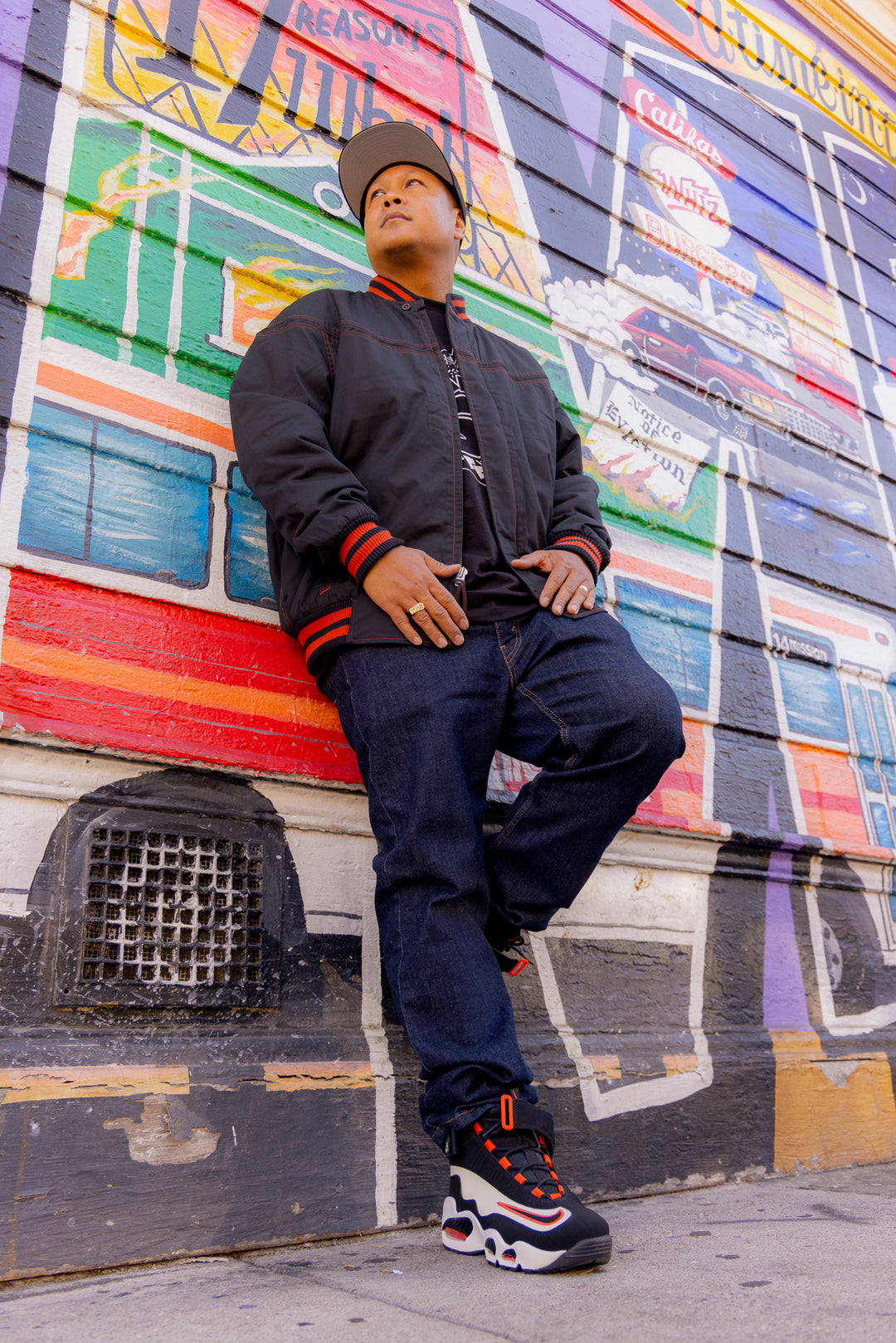 300 Black With Orange Stitching – Derby Of San Francisco