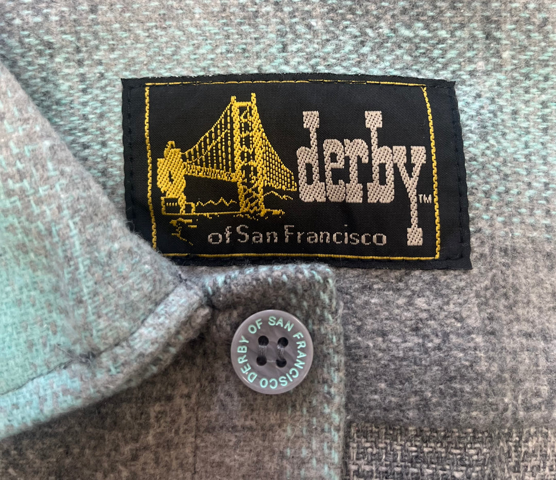 ダービーオブサンフランシスコ　フランネルシャツ　us M ミント　新品 415 ミントフランネル – Derby Of San Francisco
