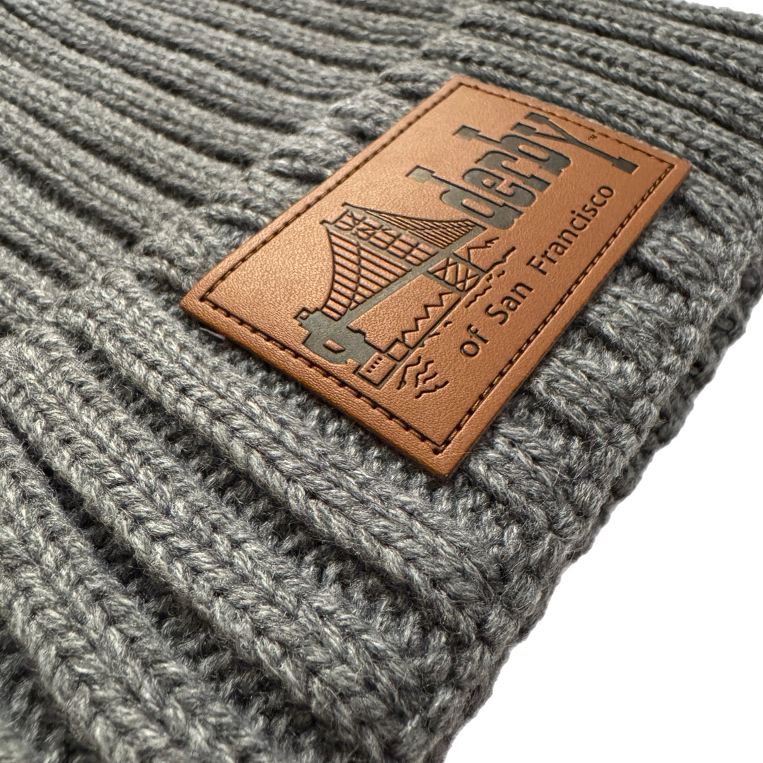 Ribbed Beanie Grey