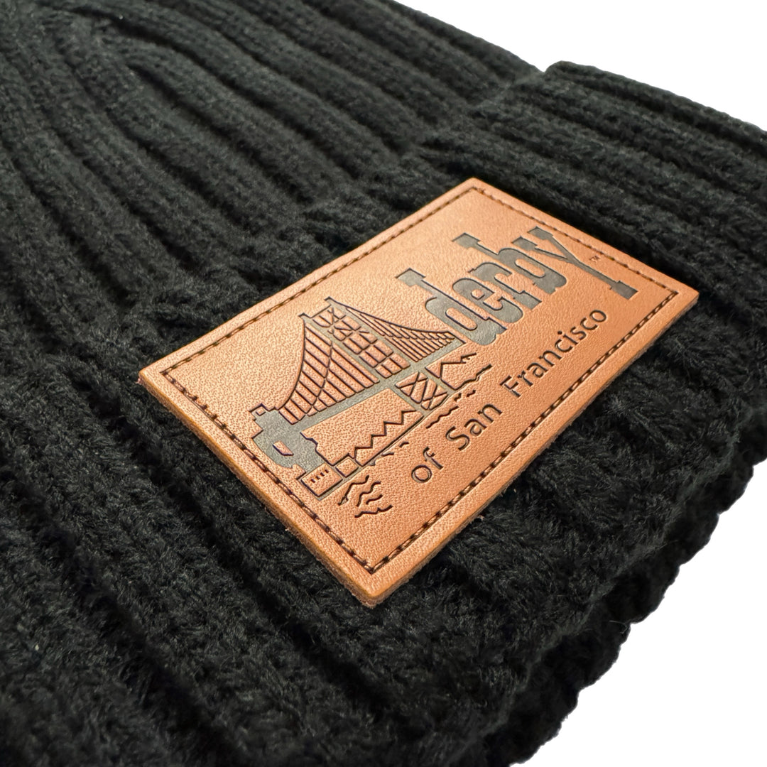 Ribbed Beanie Black
