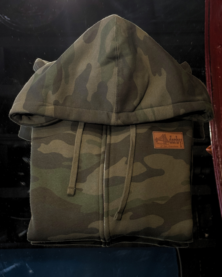 Zip-Up Camo Hoodie