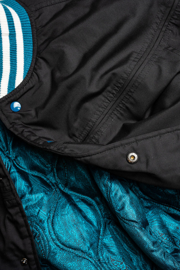 308 Black with Teal &amp; White