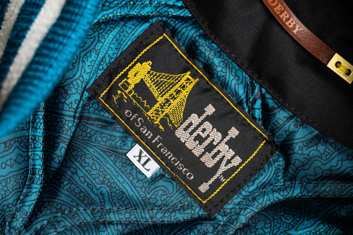 308 Black with Teal &amp; White
