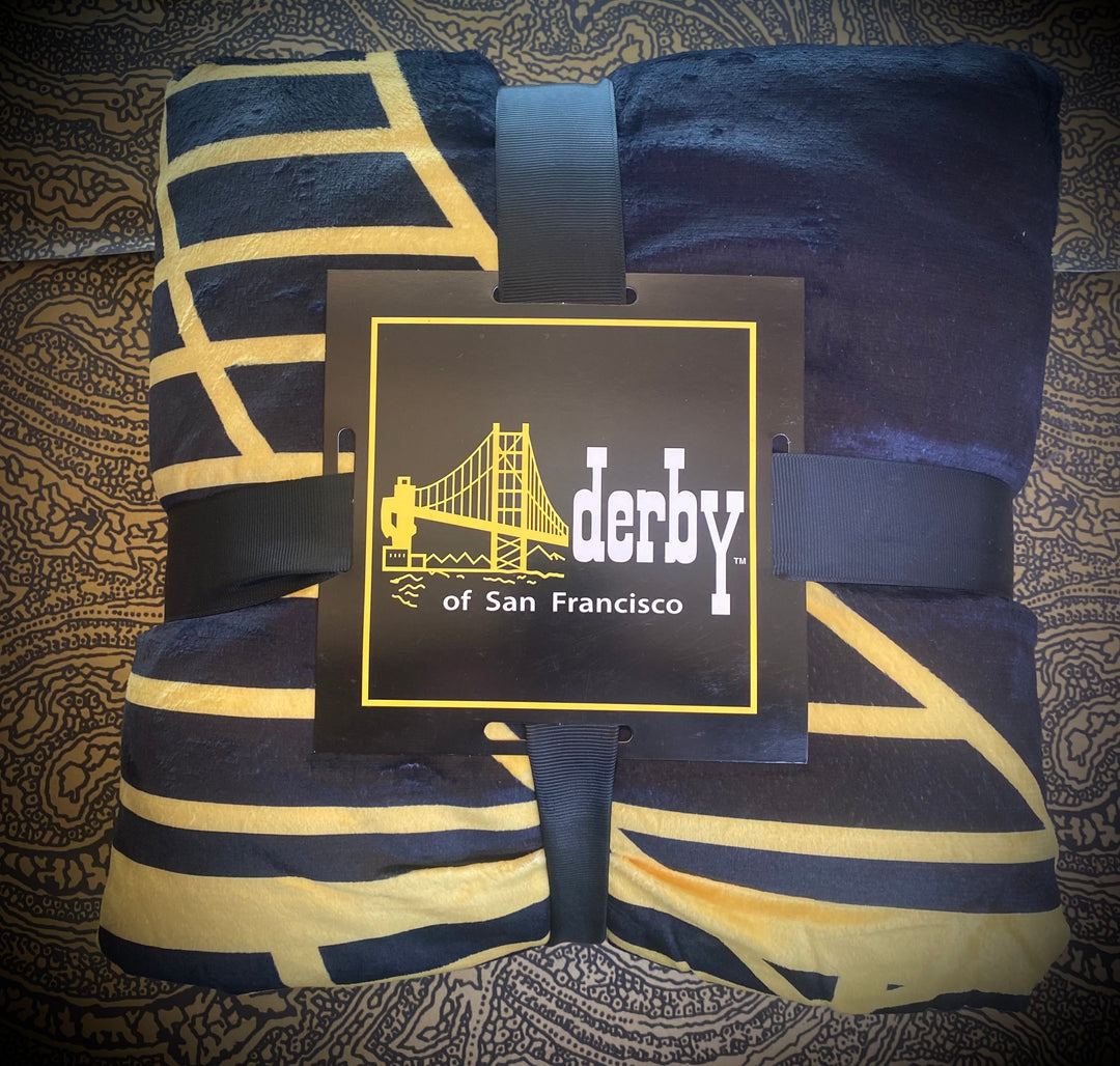 Logo blanket black and yellow