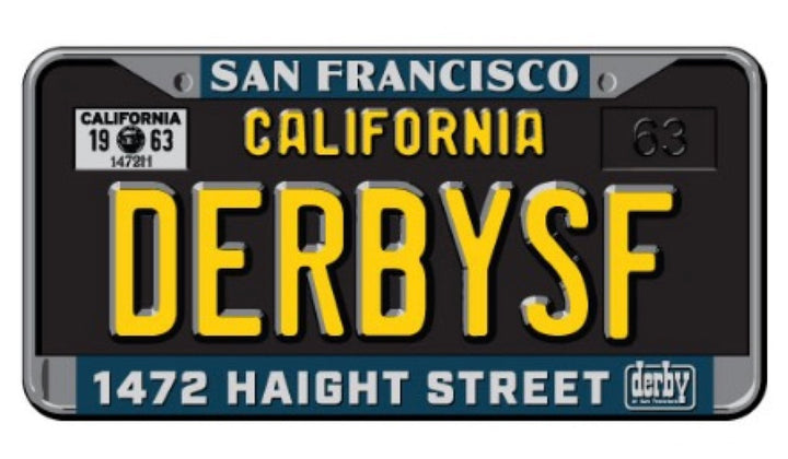 SF License Plate