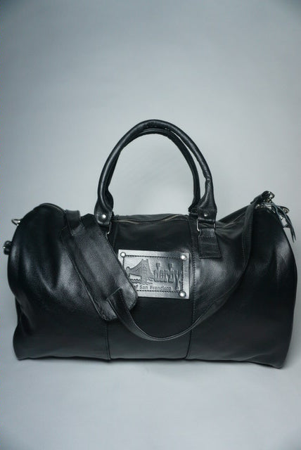 black leather travel duffel bag Leather Travel Duffel Bag – Derby Of San Francisco