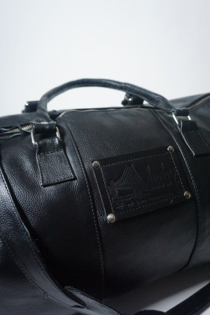 black leather travel duffel bag Leather Travel Duffel Bag – Derby Of San Francisco
