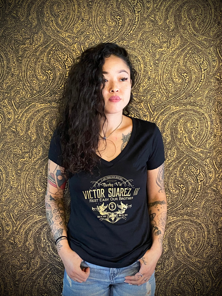 Victor Suarez V-neck Womens Shirt