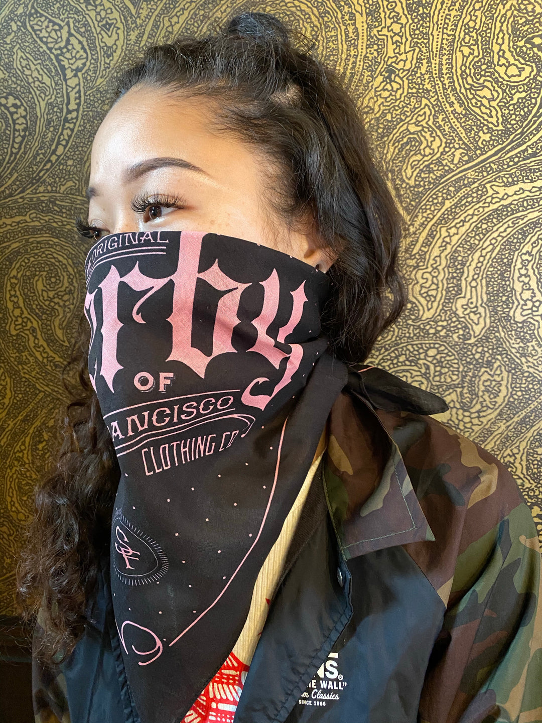 Bandana Black &amp; Pink